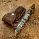 BUY UK CUSTOM FOLDING KNIFE, POCKET KNIFE, STAG ANTLER