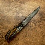 BUY UK CUSTOM FOLDING KNIFE, POCKET KNIFE, STAG ANTLER