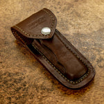 BUY UK CUSTOM LEATHER SHEATH, UK FOLDING KNIFE LEATHER SHEATH