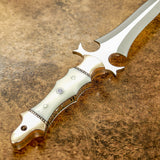 UK custom boot knife, Ivorite handle