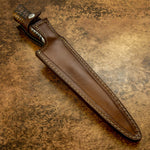 UK custom leather sheath knife