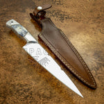 Buy UK Custom chef knife, Kitchen knife, Cleaver, Fossilized Bone