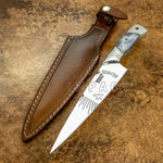 Buy UK Custom chef knife, Kitchen knife, Cleaver, Fossilized Bone