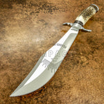 UK Custom knife, Stag antler bowie