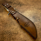 Buy UK Custom knife Leather sheath, tooling, stamping, carving