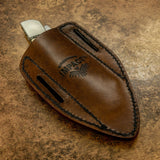 BUY UK CUSTOM LEATHER SHEATH, UK FOLDING KNIFE LEATHER SHEATH