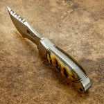 IMPACT CUTLERY RARE CUSTOM NECK MINIATURE TRACKER KNIFE
