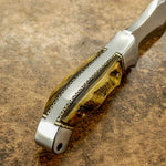 IMPACT CUTLERY RARE CUSTOM NECK MINIATURE TRACKER KNIFE