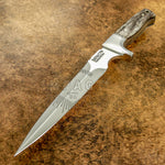 IMPACT CUTLERY RARE CUSTOM D2 FULL TANG BOOT KNIFE DAGGER