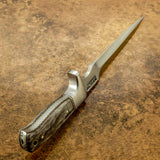 IMPACT CUTLERY RARE CUSTOM D2 FULL TANG BOOT KNIFE DAGGER