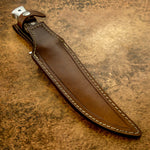 IMPACT CUTLERY RARE CUSTOM D2 FULL TANG SKINNING BOWIE KNIFE