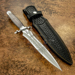 IMPACT CUTLERY RARE CUSTOM D2 TOOL STEEL ART DAGGER KNIFE