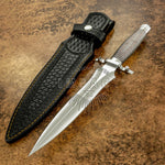IMPACT CUTLERY RARE CUSTOM D2 TOOL STEEL ART DAGGER KNIFE