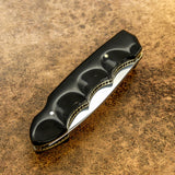 Buy UK CUSTOM FOLDING KNIFE, POCKET KNIFE, LOCK BACK, BULL HORN