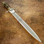 IMPACT CUTLERY RARE CUSTOM D2 TOOL STEEL LARGE DAGGER KNIFE