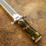IMPACT CUTLERY RARE CUSTOM D2 TOOL STEEL LARGE DAGGER KNIFE
