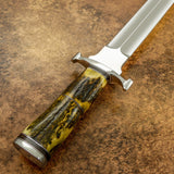 IMPACT CUTLERY RARE CUSTOM D2 TOOL STEEL LARGE DAGGER KNIFE