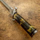 IMPACT CUTLERY RARE CUSTOM D2 TOOL STEEL LARGE DAGGER KNIFE