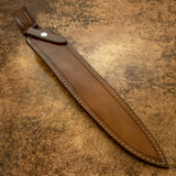 IMPACT CUTLERY RARE CUSTOM D2 TOOL STEEL LARGE DAGGER KNIFE
