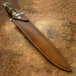 IMPACT CUTLERY RARE CUSTOM D2 TOOL STEEL LARGE DAGGER KNIFE