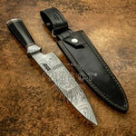 Buy UK Custom damascus chef knife, Kitchen knife, Bull Horn