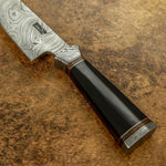 Buy UK Custom damascus chef knife, Kitchen knife, Bull Horn