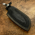 Uk custom leather sheath, chef knife, cleaver knife, kitchen knife