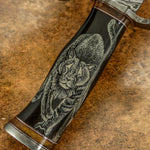 UK Custom Art Knife, Scrimshaw Knife