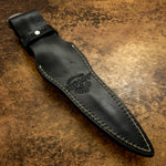 IMPACT CUTLERY RARE CUSTOM D2 ART DAGGER KNIFE SCRIMSHAW WORK