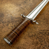 IMPACT CUTLERY RARE CUSTOM D2 DAGGER KNIFE