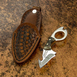 IMPACT CUTLERY RARE CUSTOM FULL TANG SKINNING  MINIATURE KNIFE