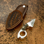 IMPACT CUTLERY RARE CUSTOM FULL TANG SKINNING  MINIATURE KNIFE