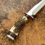 UK custom knife, Stag Antler
