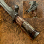 Buy UK Handmade Knife, UK Custom Knife, UK Hand made Knife, Hunting Knife, Dagger, Sword, Pocket Knife, Folding Knife, Chef Knife, Tracker, Survival knife, Bespoke, Kitchen Knife, Cleaver Knife, Bush craft, Axes, Hatchets, Matchets, Fossilized bone