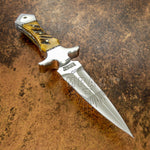 IMPACT CUTLERY RARE CUSTOM D2 BOOT KNIFE DAGGER