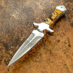 IMPACT CUTLERY RARE CUSTOM D2 BOOT KNIFE DAGGER