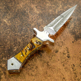 IMPACT CUTLERY RARE CUSTOM D2 BOOT KNIFE DAGGER