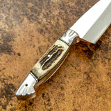 Stag Antler Cleaver Chef Knife