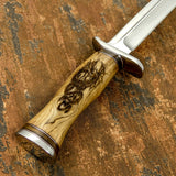 UK custom art knife, Engraving