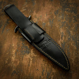 IMPACT CUTLERY RARE CUSTOM DAMASCUS BOWIE KNIFE