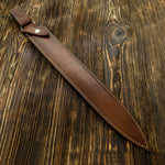 UK custom sword leather sheath maker. Leather work, custom swords leather sheath, leather scabbard UK