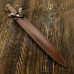 UK custom sword leather sheath maker. Leather work, custom swords leather sheath, leather scabbard UK