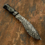 IMPACT CUTLERY RARE CUSTOM BOWIE KNIFE SCRIMSHAW WORK