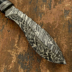 IMPACT CUTLERY RARE CUSTOM BOWIE KNIFE SCRIMSHAW WORK