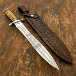 IMPACT CUTLERY RARE CUSTOM D2 LARGE FULLER DAGGER KNIFE