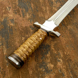 IMPACT CUTLERY RARE CUSTOM D2 LARGE FULLER DAGGER KNIFE