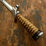 IMPACT CUTLERY RARE CUSTOM D2 LARGE FULLER DAGGER KNIFE