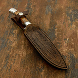 IMPACT CUTLERY RARE CUSTOM D2 FULL TANG BUSHCRAFT SKINNING KNIFE