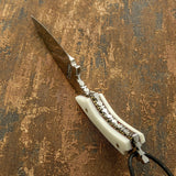 IMPACT CUTLERY RARE CUSTOM D2 FULL TANG BUSHCRAFT SKINNING KNIFE