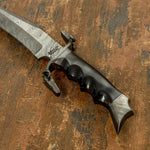 IMPACT CUTLERY RARE CUSTOM DAMASCUS BOWIE KNIFE